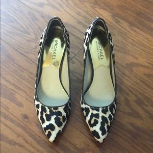 Michael Kors leopard pumps
